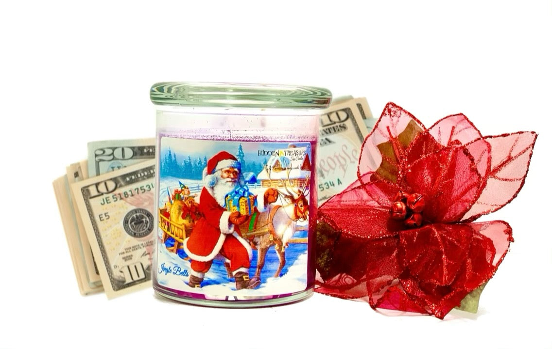 Jingle Bells Cash Candle