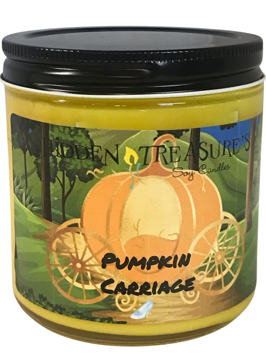 Pumpkin Carriage Magic Candle