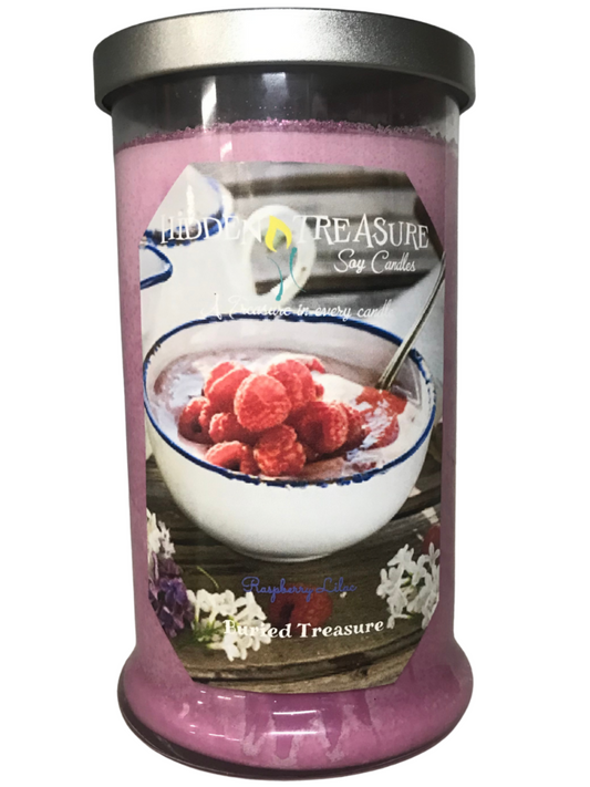 Raspberry Lilac Treasure Candle