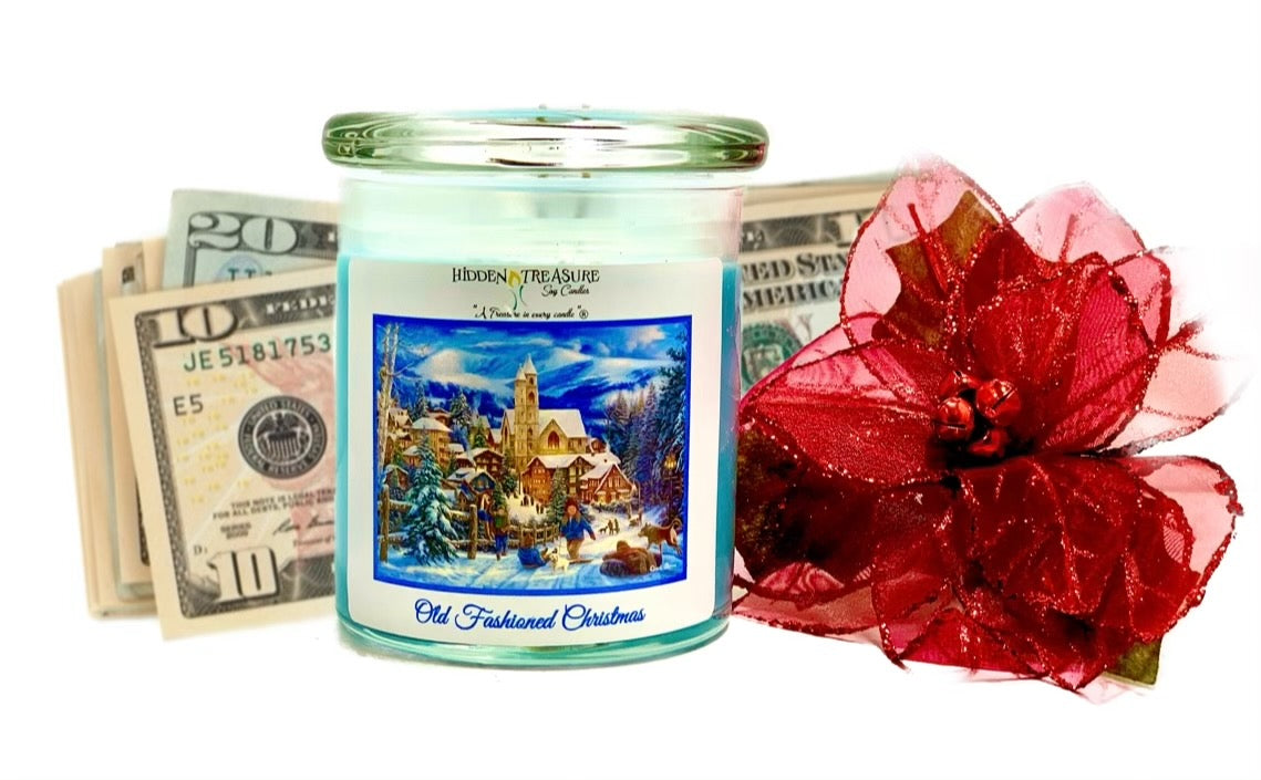 Christmas Splendor Cash Candle