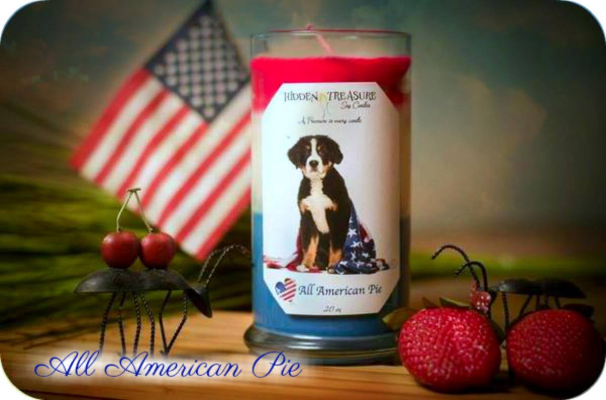 All American Pie Surprise Candle