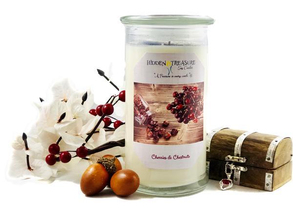 Cherries and Chestnuts Cash Candle