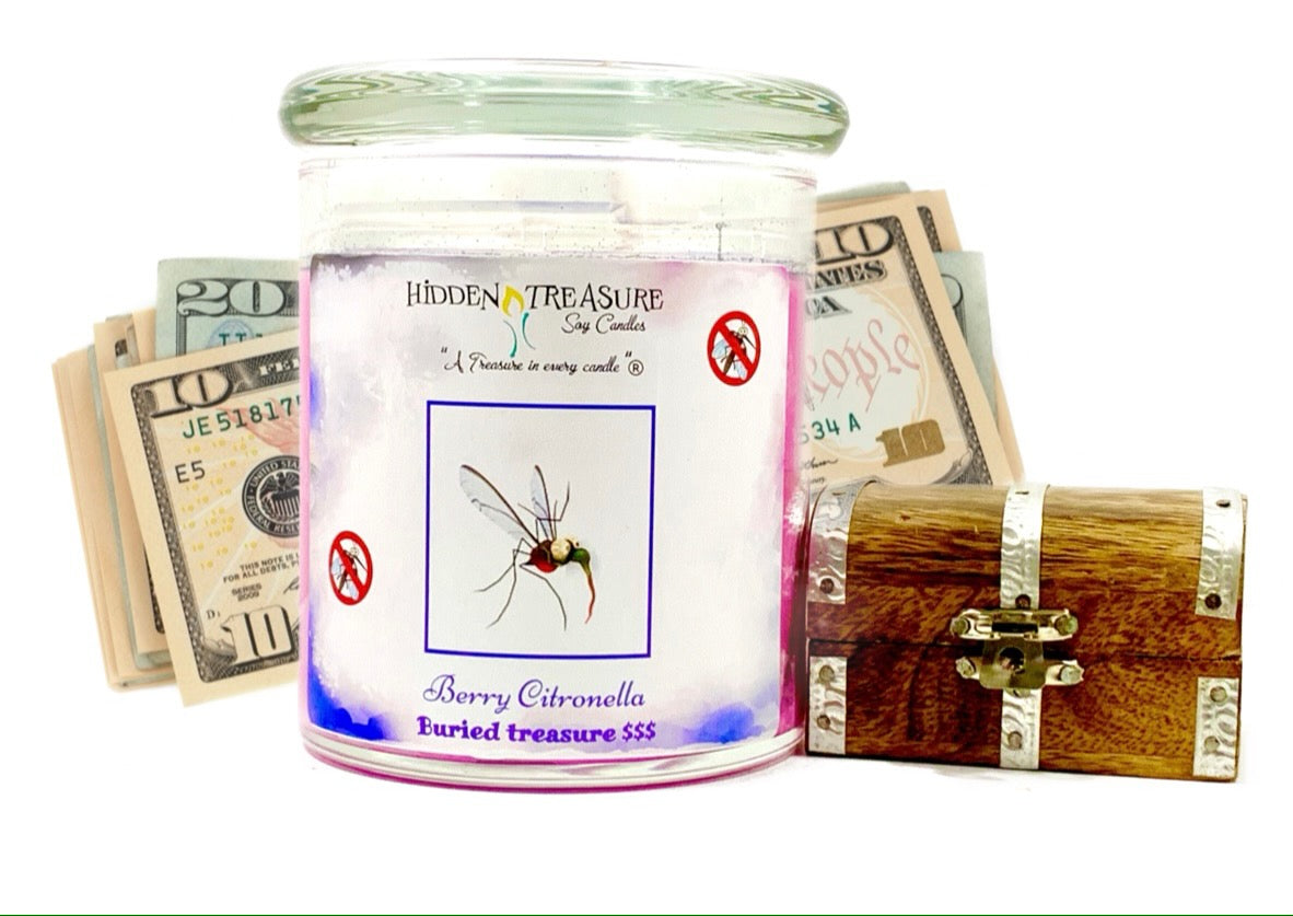 Berry Citronella Cash Candle