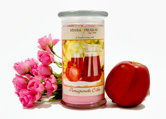 Hot Pink Pomegranate Cash Candle