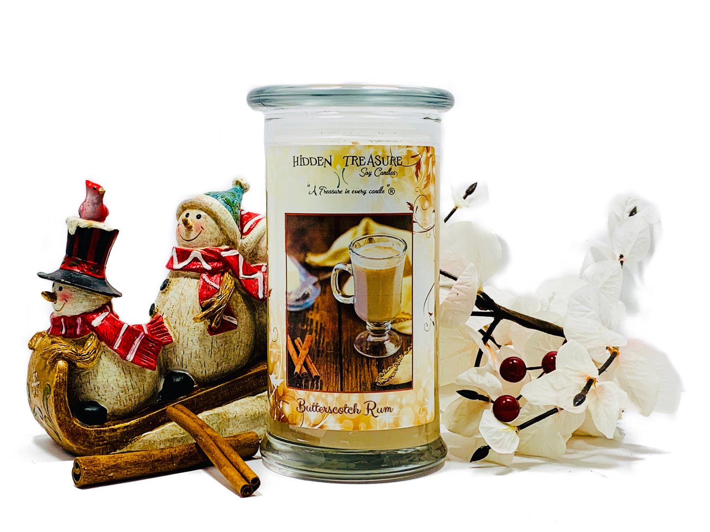 Butterscotch Rum Cash Candle