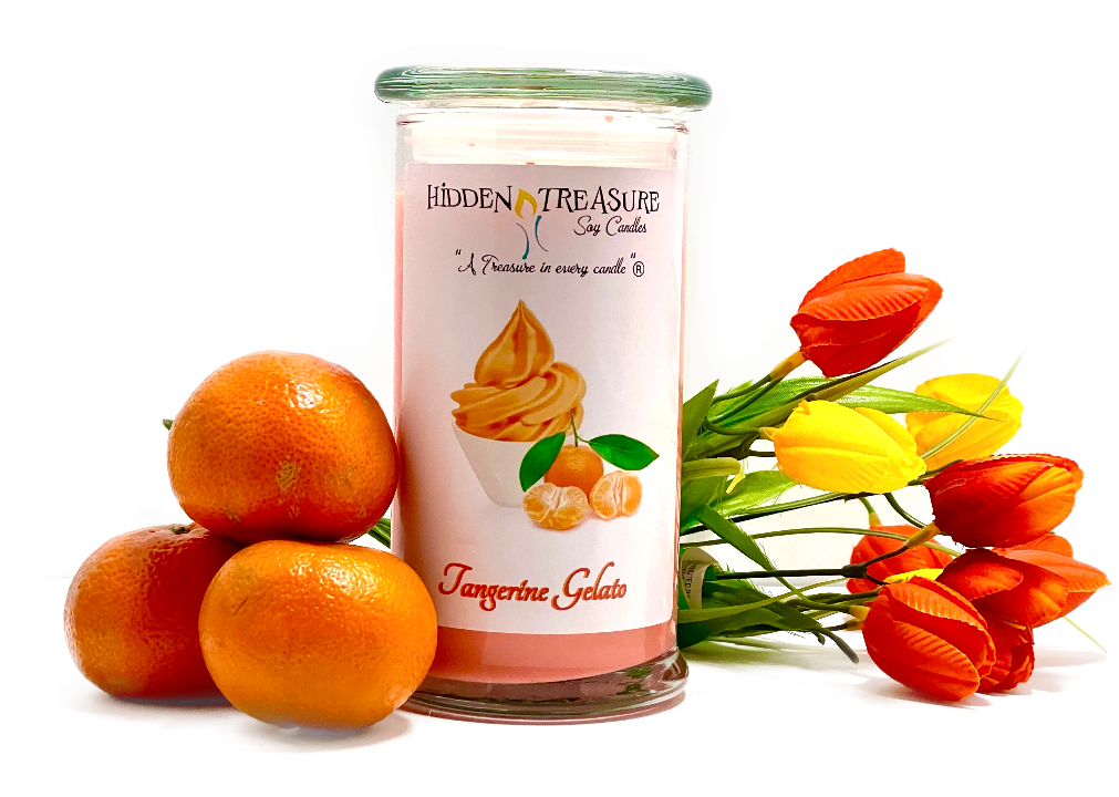 Tangerine Gelato Surprise Candle
