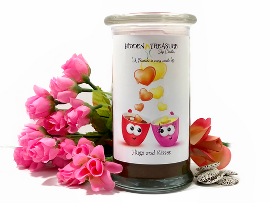 Hugs and Kisses Surprise Candle