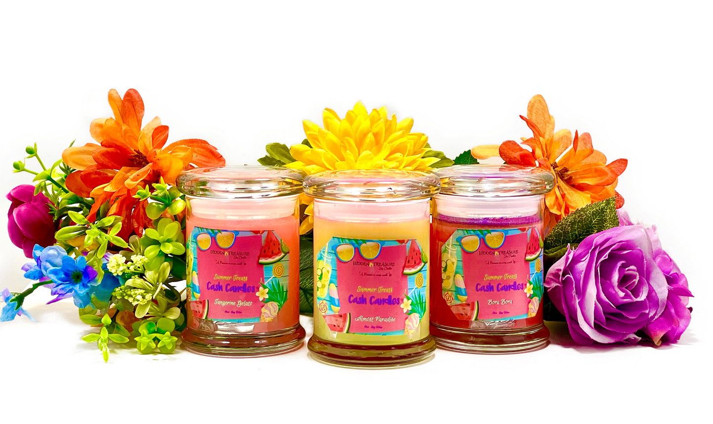 Summer Treats Cash Candles