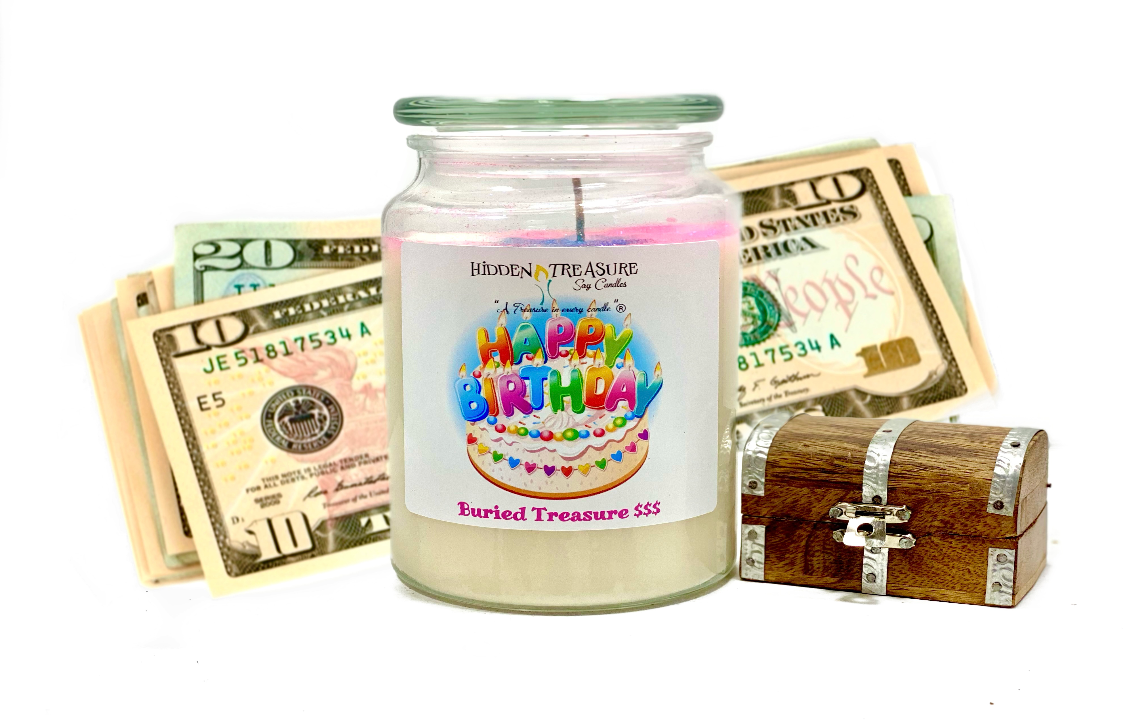 Happy Birthday Cash Candle 31oz