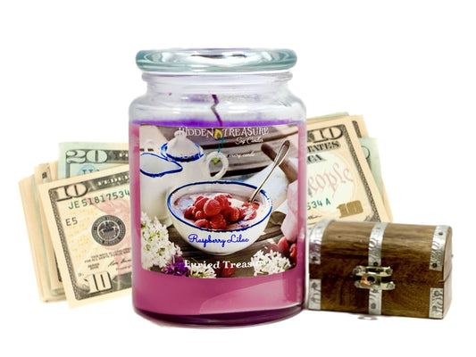 Raspberry Lilac Cash Candle