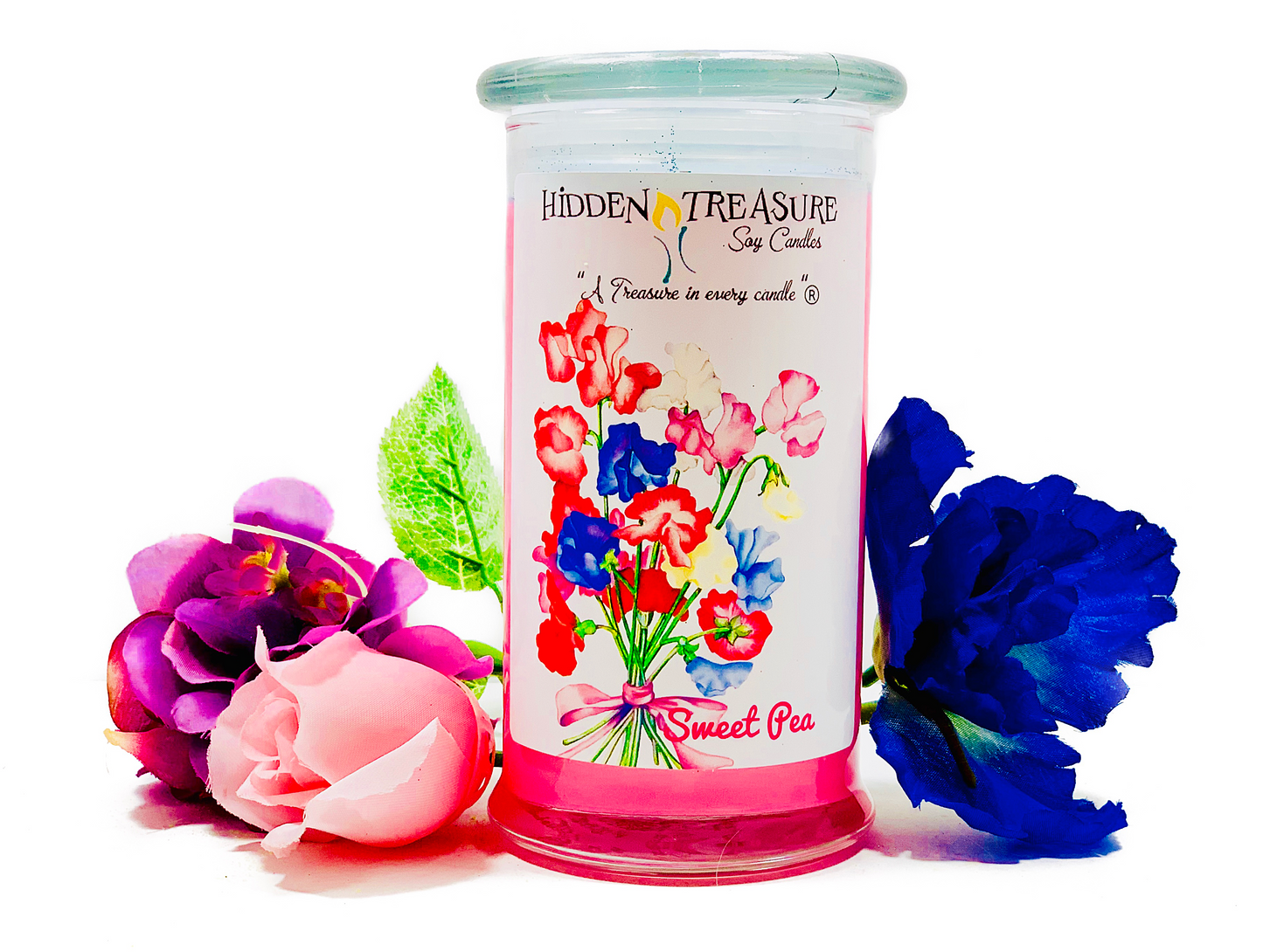 Sweet Pea Surprise Candle
